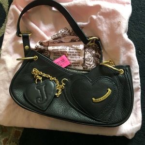 Juicy couture black bag and wallet